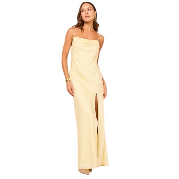Significant Other - NWT Rayah In Butter Yellow Maxi Dress Sz 2 - Picture 1 of 11